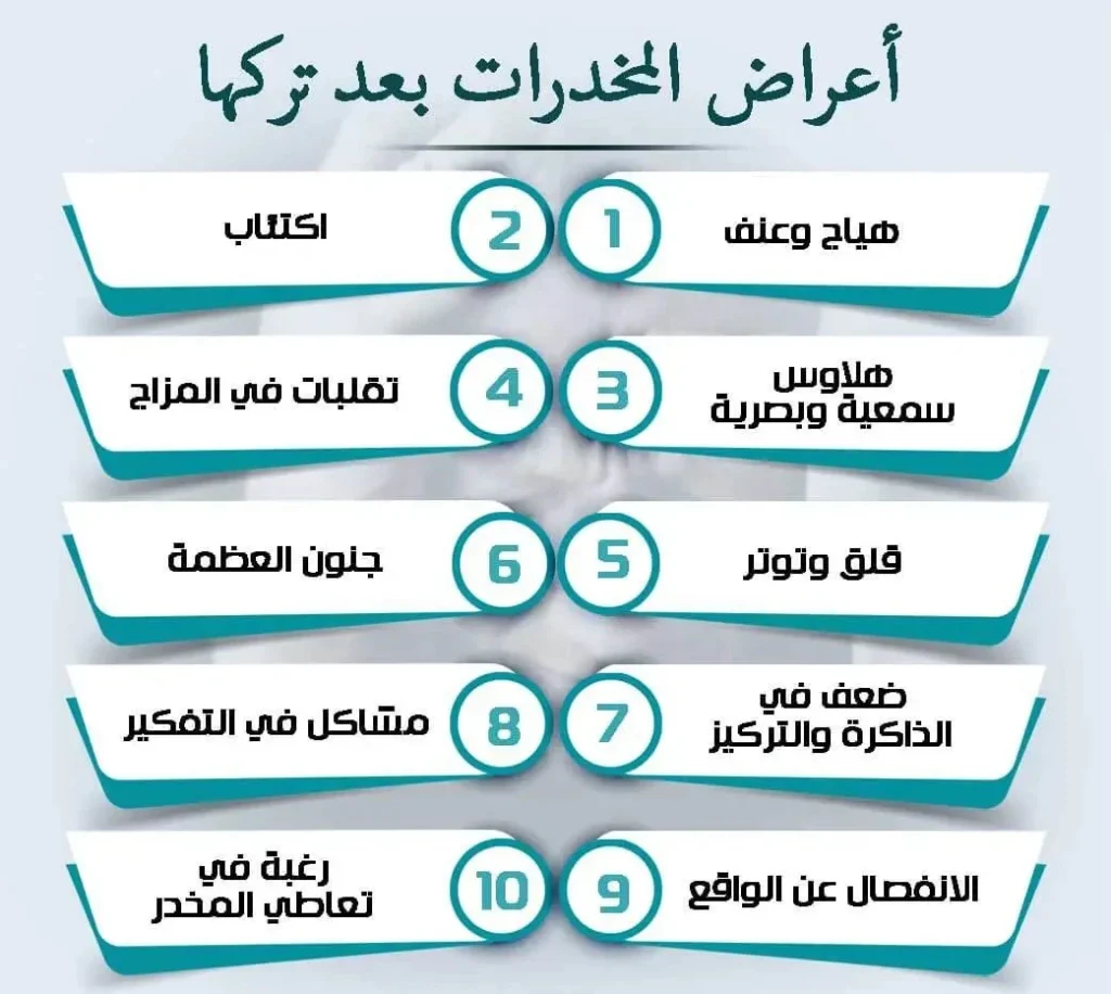 ماذا يحدث للجسم بعد الإقلاع عن المخدرات ؟